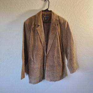 Savannah 100% leather blazer